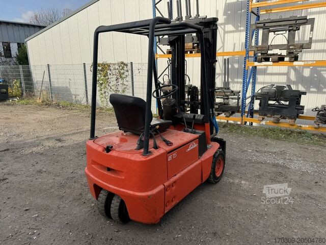 Első homlokrakodó targonca Linde E15