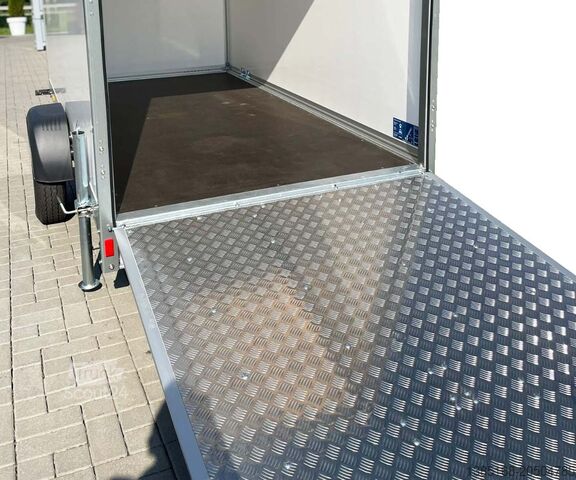 Automašīnas piekabe STEMA Kofferanhänger 1300kg 255x157cm RAMPE