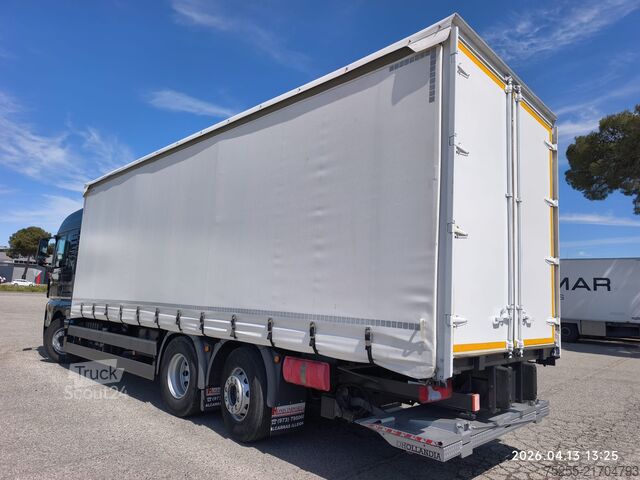 Tentinė platforma sunkvežimis MAN 26.420 TGX 6X2 EURO 6