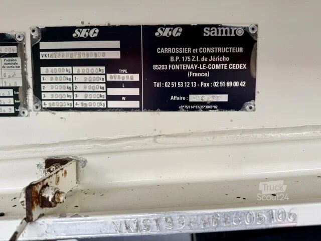 Ανατρεπόμενο φορτηγό Samro ST39MH / Voll Alu / 65m³