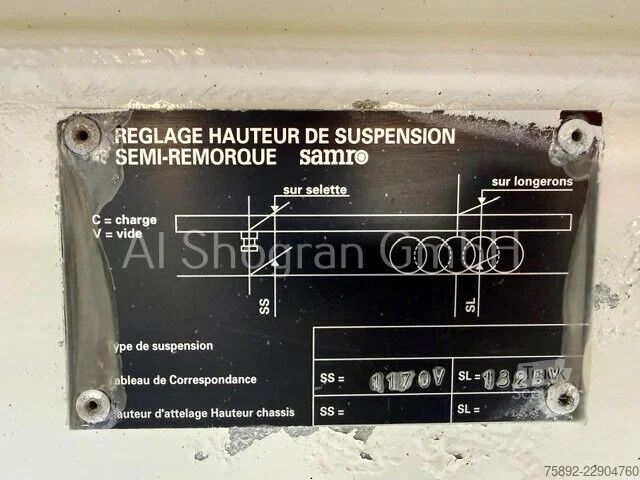 Ανατρεπόμενο φορτηγό Samro ST39MH / Voll Alu / 65m³
