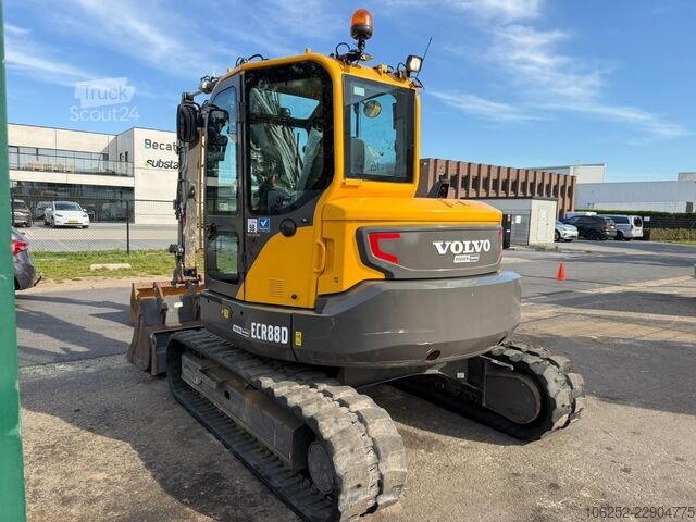 Minibagr Volvo ECR 88 D TRIPPLE ARM / Verstellausleger - *999h...