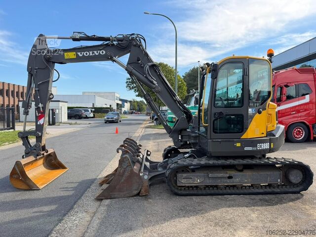 Minibagr Volvo ECR 88 D TRIPPLE ARM / Verstellausleger - *999h...