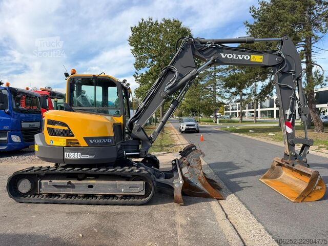 Minibagr Volvo ECR 88 D TRIPPLE ARM / Verstellausleger - *999h...