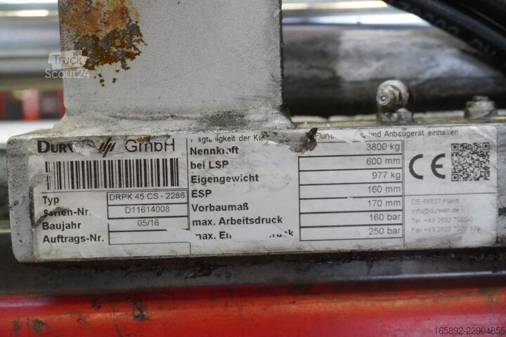 πιρούνι DURWEN DURWEN DRPK45CS, Breite 2286 mm