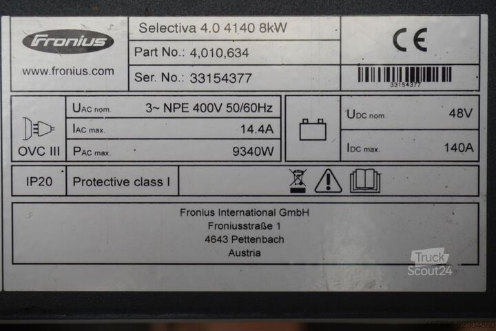 Truckbatteri FRONIUS Selectiva 4.0 4140 8kW 48V/140A