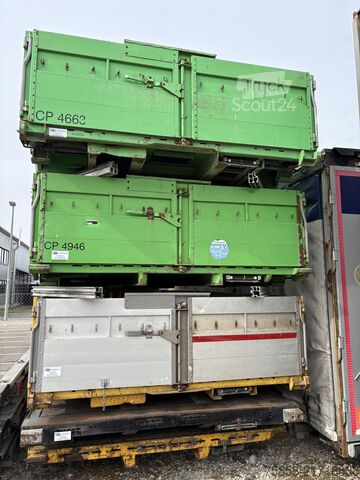 Plateau interchangeable Krone BDF 7,45m Baustoff Bordwände Türen