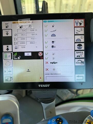 τρακτέρ Fendt 828 Vario S4 Profi Plus + FH+FZW