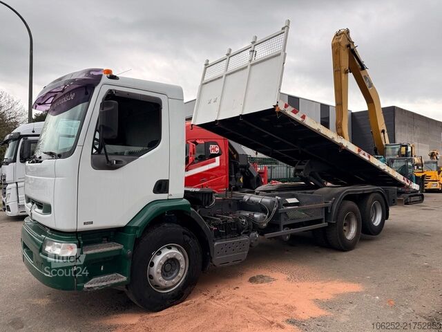 Avfallsbil Renault PREMIUM 340 6x2 MANUAL PUMP - TIPPER - MANUAL G...