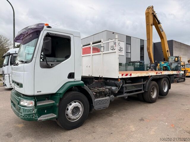 Avfallsbil Renault PREMIUM 340 6x2 MANUAL PUMP - TIPPER - MANUAL G...