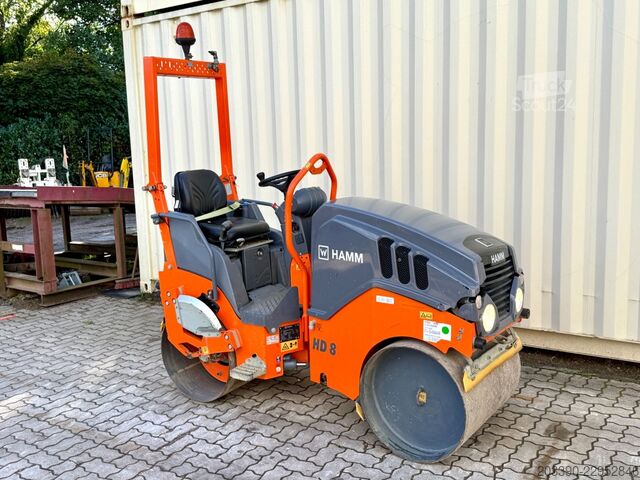 Valjar z enim bobnom HAMM HD8VV / 2022 BJ / 431 Stunden