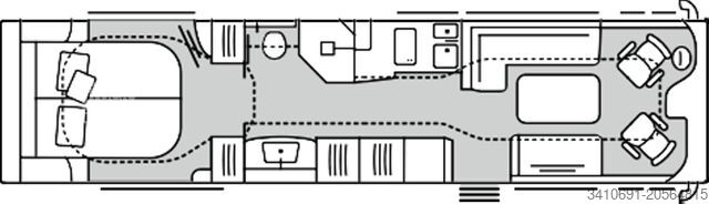 Camping-car intégral MORELO Grand Empire 110 GSB Mercedes-Benz Actros 1846 L