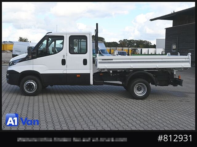 Tippbil skåpbil IVECO Daily 70C17 Kipper Doka, AHK, Meiller, Klima