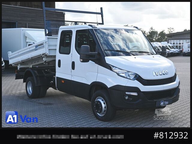 Anpassad skåpbil IVECO Daily 70C17 Kipper Doka, AHK, Meiller, Klima