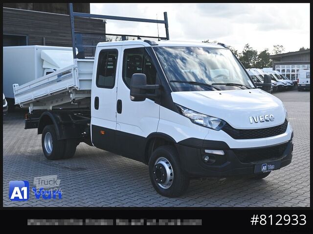Anpassad skåpbil IVECO Daily 70C17 Kipper Doka, AHK, Meiller, Klima