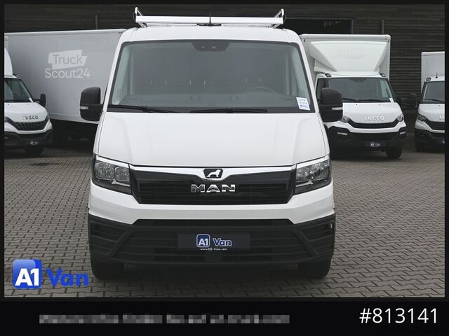 Dobozos furgon MAN TGE 3.140 4x2F SB Kasten, Klima, RFK, AHK