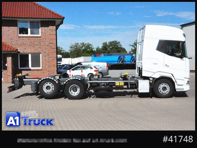Wissellaadbak vrachtwagen DAF XG+ 480 FAN Intarder Lenkachse, Steering Axle