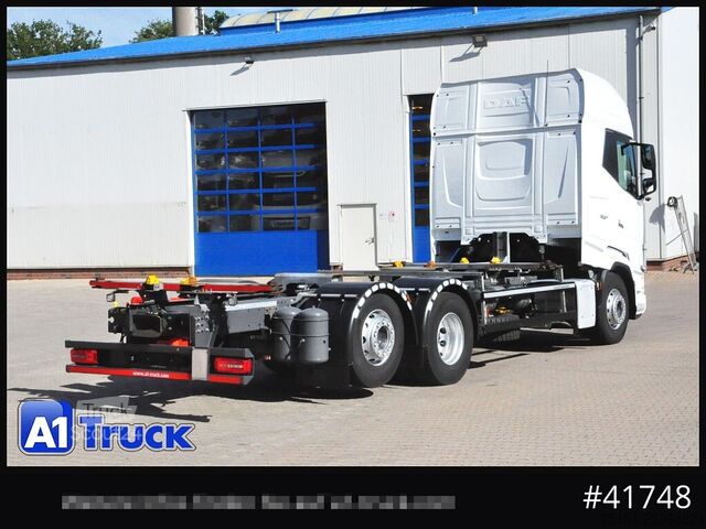 Wissellaadbak vrachtwagen DAF XG+ 480 FAN Intarder Lenkachse, Steering Axle