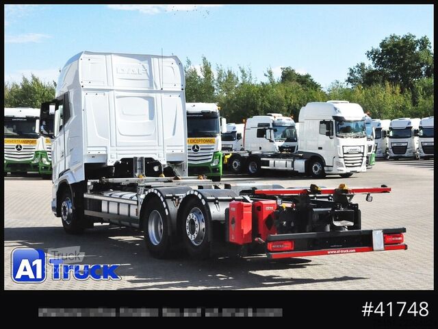 Wissellaadbak vrachtwagen DAF XG+ 480 FAN Intarder Lenkachse, Steering Axle
