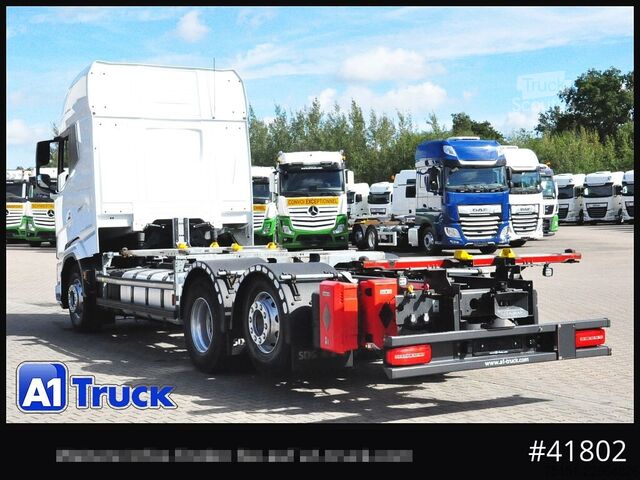 Wissellaadbak vrachtwagen DAF XG+ 480 FAN Intarder Lenkachse, Steering Axle