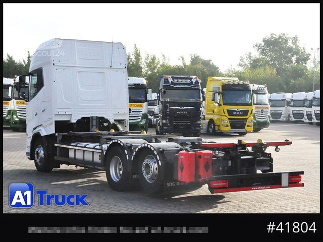 Wissellaadbak vrachtwagen DAF XG+ 480 FAN Intarder Lenkachse, Steering Axle