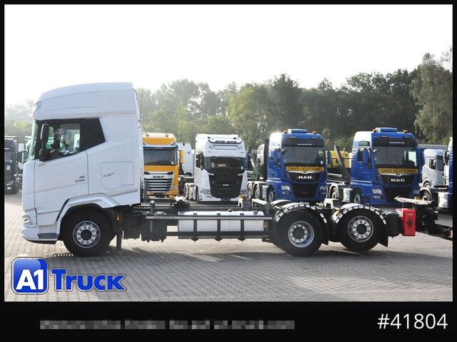 Wissellaadbak vrachtwagen DAF XG+ 480 FAN Intarder Lenkachse, Steering Axle