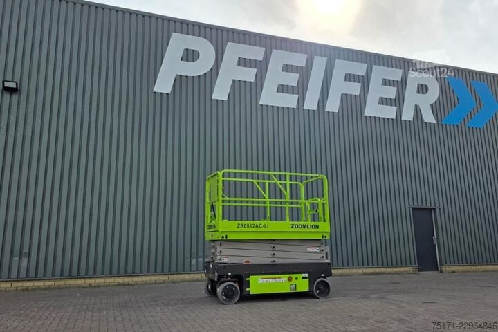  Zoomlion ZS0812AC-LI Unused, Valid Inspection, 10m Working