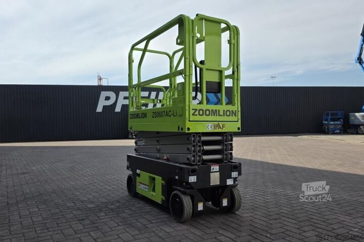  Zoomlion ZS0607AC Li Unused, Valid Inspection, 7.80m Workin