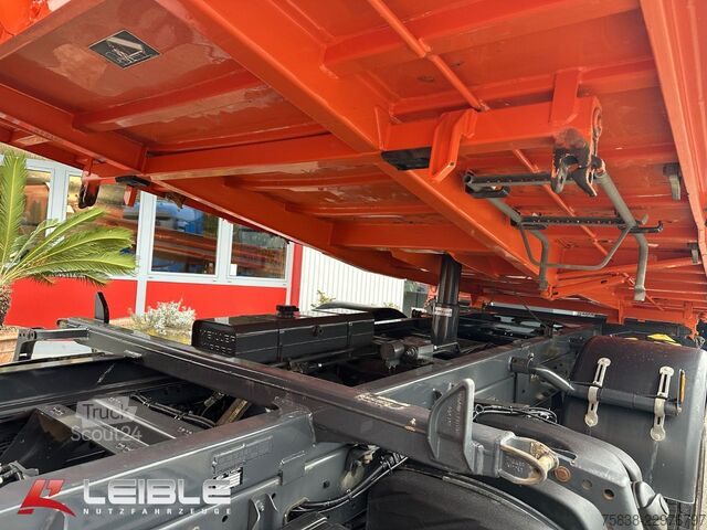 Kravas mikroautobuss ar pašizgāzēju DAF LF 210 FA*Meiller Kipper*Day-Cab*EN12642XL*