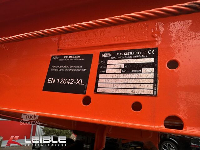 Kravas mikroautobuss ar pašizgāzēju DAF LF 210 FA*Meiller Kipper*Day-Cab*EN12642XL*