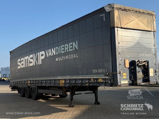 Auflieger mit Pritsche & Plane Schmitz Cargobull Curtainsider Mega
