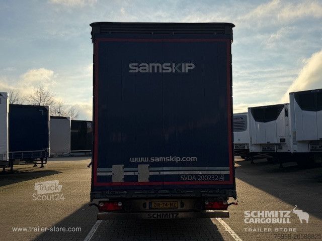 Auflieger mit Pritsche & Plane Schmitz Cargobull Curtainsider Mega