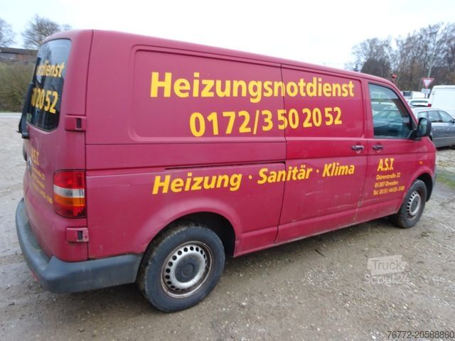 Slēgtais furgons VOLKSWAGEN T5 Transporter Kasten-Kombi lang/3 Sitze/Klima