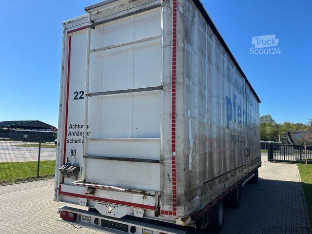 Tilhenger med arbeidsplattform Eggers HXT 24 ZZL 3-Achs Plattform Anhänger Lenk