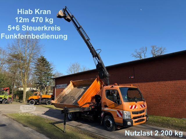 Dreiseitenkipper FUSO Canter 7C18 3 S-Kipper /Hiab 055 12m 500 kg