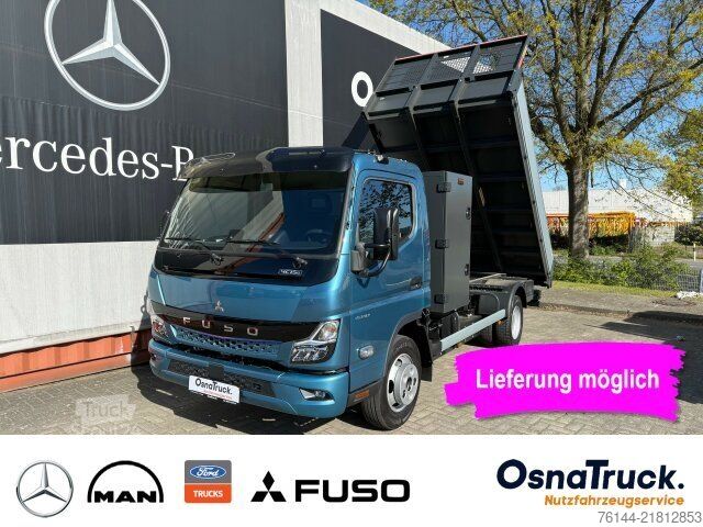 Autoutilitară basculantă FUSO 4C15e Hinterkipper+Box M-Batt.,Klima,2-DIN Radio