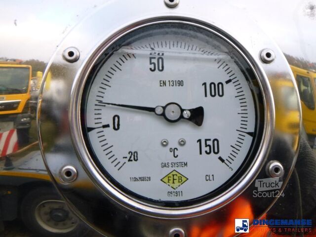 Резервоар Feldbinder Chemical tank inox L4BH 37.5 m3 / 1 comp