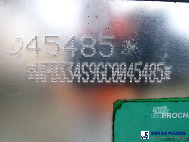 Резервоар Feldbinder Chemical tank inox L4BH 37.5 m3 / 1 comp