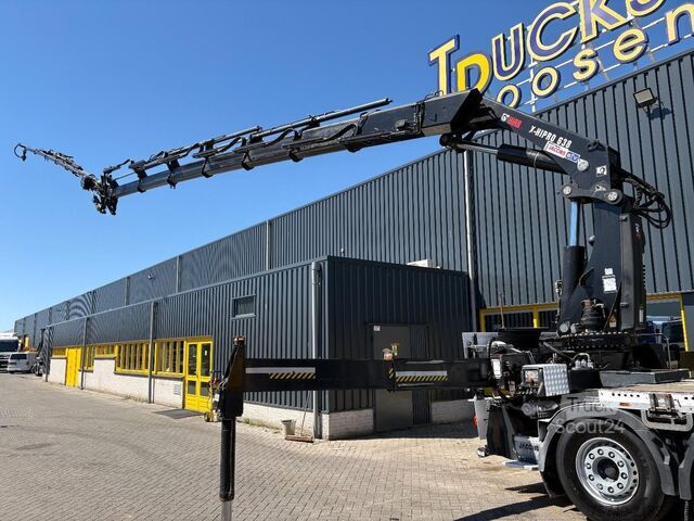 Crane Volvo FH 500 + HIAB 638 E-6 + JIB 6x + 8X4 TRIDEM + E...