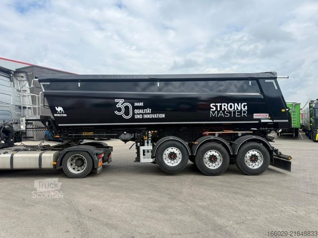 Напівпричіп-самоскид WIELTON NW-3 Stahl Kippmulde 30 m³ Hardox