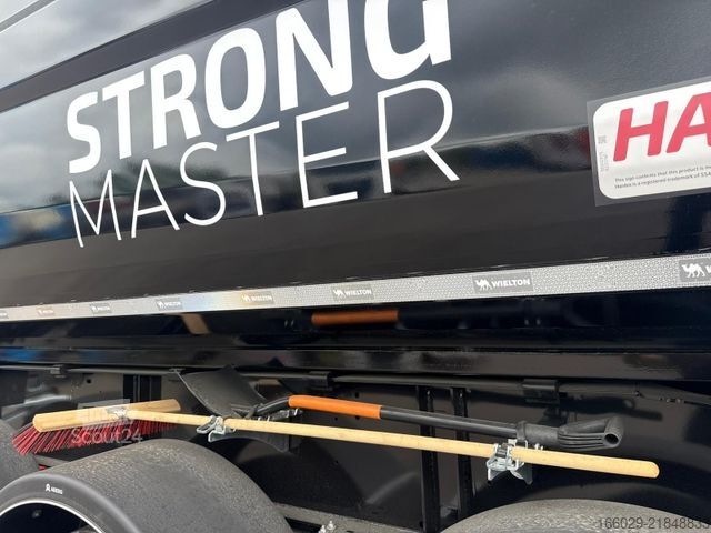 Kippipuoliperävaunu WIELTON 30m³ HARDOX halbrund STRONGMASTER