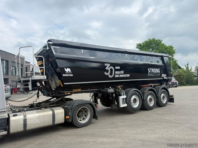 Напівпричіп-самоскид WIELTON NW-3 Stahl Kippmulde 30 m³ Hardox