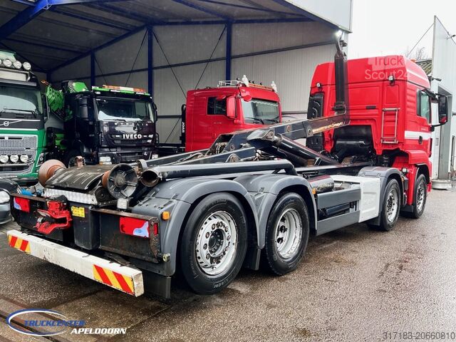 Sistema de braço de gancho MAN TGS 35.500 8x2, Euro 6, Nieuwe motor bij 620000...