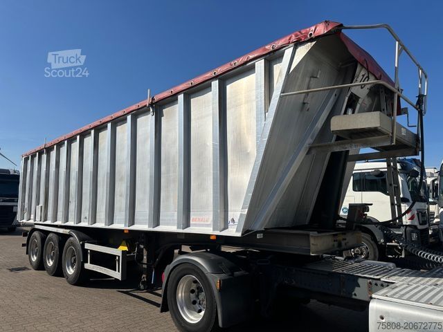 Tippsemitrailer BENALU Getreidekippmulde ca.50m Rollplane