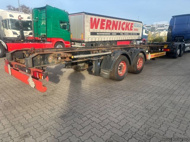 Lastväxlarsläp KRONE ZZ Tandem Fahrgestell