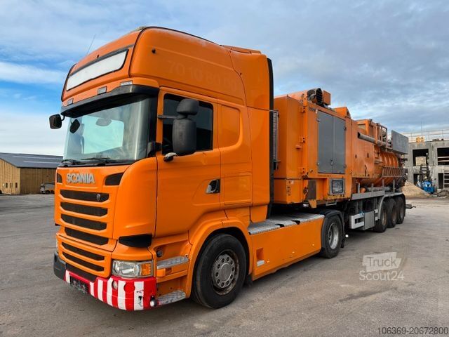 Вакуумная автоцистерна SCANIA R450 4x2 Euro 6 Disab Centurion LN20 Sauglader