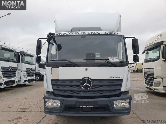 Kastes kravas automašīna MERCEDES-BENZ Atego 1224, Euro 6e, Koffer, LBW, AHK,Vermietung