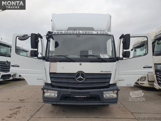 Kastes kravas automašīna MERCEDES-BENZ Atego 1224, Euro 6e, Koffer, LBW, AHK,Vermietung