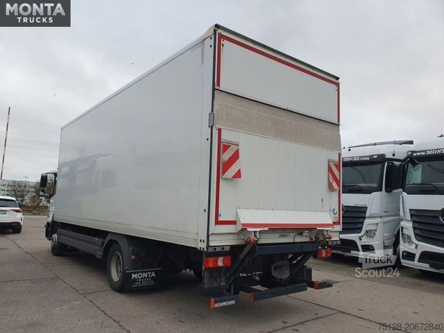 Kastes kravas automašīna MERCEDES-BENZ Atego 1224, Euro 6e, Koffer, LBW, AHK,Vermietung