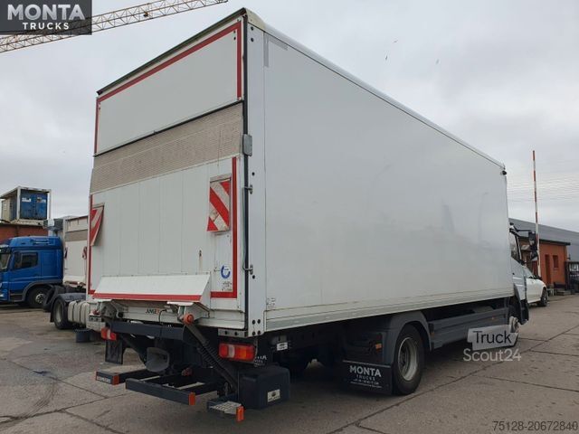Kastes kravas automašīna MERCEDES-BENZ Atego 1224, Euro 6e, Koffer, LBW, AHK,Vermietung